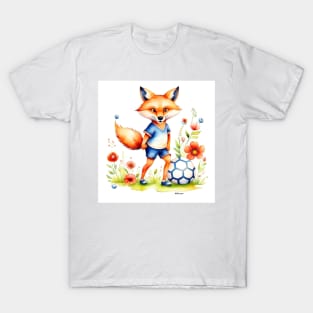 Foxie Fox The Soccer Player T-Shirt